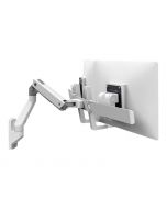 Ergotron HX Dual Monitor Wall Mount Arm - Befestigungskit (Griff, Gelenkarm, Wandmontage, 2 Drehgelenke, Befestigungsteile, Scharnier, Verlängerungsteil)