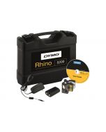 Dymo Rhino 5200 - Hard Case Kit - Beschriftungsgerät - s/w - Rolle (1,9 cm)