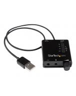 StarTech.com USB Audio Adapter - Externe USB Soundkarte mit SPDIF Digital Audio mit 2x 3,5mm Klinke