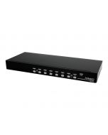 StarTech.com 8 Port 1HE DVI USB KVM Switch - 8-fach DVI-I / USB-B Umschalter zur Rack-Montage