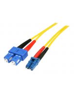 StarTech.com 7m Fiber Optic Cable - Single-Mode Duplex 9/125 - LSZH - LC/SC - OS1 - LC to SC Fiber Patch Cable (SMFIBLCSC7)