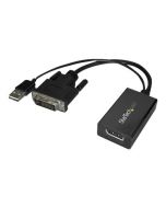 StarTech.com DVI auf DisplayPort Adapter mit USB Power - DVI-D zu DP Video Adapter - DVI zu DisplayPort Konverter - 1920 x 1200 - Display-Adapter - Dual Link - DVI-D (M)