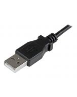 StarTech.com Micro USB Lade/Sync-Kabel - St/St - Micro USB rechts gewinkelt - 2m - USB auf Micro USB Ladekabel - USB-Kabel - Micro-USB Typ B (M)