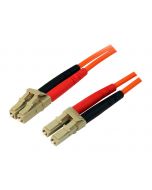 StarTech.com 1m Fiber Optic Cable - Multimode Duplex 50/125 - LSZH - LC/LC - OM2 - LC to LC Fiber Patch Cable (50FIBLCLC1)