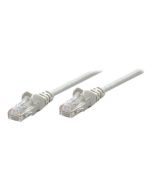 Intellinet Network Patch Cable, Cat5e, 0.25m, Grey, CCA, SF/UTP, PVC, RJ45, Gold Plated Contacts, Snagless, Booted, Polybag - Patch-Kabel - RJ-45 (M)