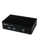 StarTech.com 2 Port USB HDMI KVM Switch / Umschalter mit Audio und USB 2.0 Hub