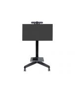 Ergotron Neo-Flex Mobile MediaCenter LD - Wagen - Patentierte Constant Force Technologie - für LCD-Display - Aluminium, Stahl, ABS-Kunststoff, Zinklegierung, Verbundkunststoff - Schwarz - Bildschirmgröße: 68.6-152.4 cm (27"-60")