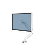 Fellowes Platinum Series - Befestigungskit - einstellbarer Arm - für Monitor - Aluminium - weiß - Bildschirmgröße: bis zu 68,6 cm (bis zu 27 Zoll)