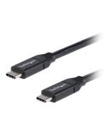 StarTech.com USB-C auf USB-C Kabel mit 5A Power Delivery - St/St - 1m - USB 2.0 - USB-IF zertifiziert - USB Typ C Kabel - USB-Kabel - 24 pin USB-C (M)