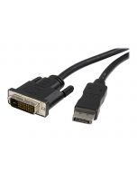 StarTech.com 3m DisplayPort auf DVI Adapter Konverter Kabel / DP zu DVI (Stecker/Stecker)