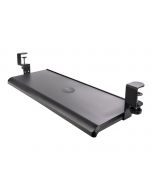 StarTech.com Under-Desk Keyboard Tray, Clamp-on Keyboard Holder, Supports up to 12kg (26.5lb)