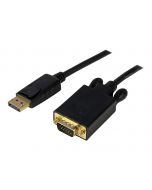 StarTech.com 1,8 m DisplayPort auf VGA Kabel - Aktives DisplayPort auf VGA Adapter Kabel - 1080p Video - DP auf VGA Monitor Kabel - DP 1.2 auf VGA Konverter - Einrastender DP Stecker (DP2VGAMM6B)