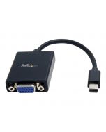 StarTech.com Mini DisplayPort auf VGA Adapter - Aktiver Mini DP 1.2 auf VGA Konverter/Dongle - 1080p Video - VESA Zertifiziert - mDP oder Thunderbolt 1/2 Mac/PC auf VGA Monitor/Display (MDP2VGA)