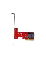 StarTech.com x4 PCI Express auf SFF-8643 Adapter für PCIe NVMe U.2 SSD - PCI Express 2,5 NVM Express SSD Adapter - Schnittstellenadapter - 2.5" (6.4 cm)