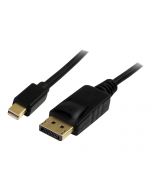 StarTech.com 3m Mini DisplayPort 1.2 auf DisplayPort Adapterkabel - mDP zu DP 4k x 2k Kabel - St/St - DisplayPort-Kabel - DisplayPort (M)