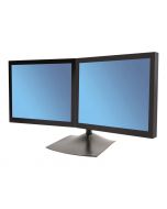 Ergotron DS100 - Aufstellung - horizontal - für 2 LCD-Displays - Aluminium, Stahl - Schwarz - Bildschirmgröße: bis zu 61 cm (bis zu 24 Zoll)