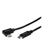 StarTech.com USB- C Kabel rechtsgewinkelt - St/St - 1m - USB 2.0 - USB Typ-C Kabel - 90 grad USB C - USB-C auf USB C - USB-C Ladekabel - USB-Kabel - USB-C (M)