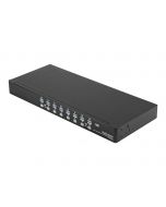 StarTech.com 16 Port 1HE USB VGA KVM Switch mit OSD zur Rack-Montage inkl. Kabeln