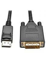 Tripp P581-006-V2 DisplayPort 1.2 auf aktives DVI-Adapterkabel, DP mit Verriegelungen auf DVI (Stecker/Stecker), 1,83 m, 1,83 m, DisplayPort, DVI-D, Männlich, Männlich, Gold