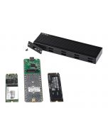 StarTech.com NVMe SSD Gehäuse - USB-C 10 Gbit/s auf M.2 NVMe oder M.2 SATA SSD - Externes M.2 PCIe/SATA NGFF SSD Aluminiumgehäuse - USB Type-C & USB-A - Unterstützt 2230/2242/2260/2280 ( SM2E1BMU31C)