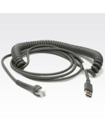 Zebra USB-Kabel - USB - 2.7 m - gewickelt - für Symbol LS2208, LS4208, LS4278