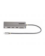 StarTech.com USB-C Triple-Monitor Multiport Adapter, HDMI/DP/Card Reader