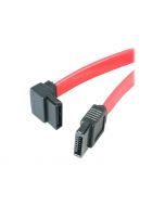 StarTech.com SATA 3 Kabel 15cm gewinkelt - S-ATA III Anschlusskabel bis 6Gb/s - Serial ATA - 90° links abgewinkelt - Rot - SATA-Kabel - Serial ATA 150/300/600 - SATA (R)