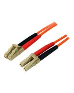 StarTech.com 15m Fiber Optic Cable - Multimode Duplex 50/125 - LSZH - LC/LC - OM2 - LC to LC Fiber Patch Cable - Netzwerkkabel - LC Multi-Mode (M)