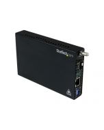 StarTech.com Gigabit Ethernet LWL / Glasfaser Medienkonverter mit SFP - 1000 Mbit/s Multimode Gigabit Ethernet Medienkonverter - Medienkonverter - 1GbE - 1000Base-SX, 100Base-LX, 1000Base-T - RJ-45 / SFP (mini-GBIC)