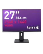 TERRA 3030223, 68,6 cm (27"), 2560 x 1440 Pixel, Wide Quad HD, LCD, 5 ms, Schwarz