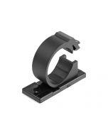 StarTech.com 100 Selbstklebende Kabelklemmen Groß - PC Kabelmanagement/Kabelhalterung - Kabel Organisator - Netzwerk/USB/Ethernet Kabelclips - Nylonklemme UL/94V-2 Brandklasse - Schwarz (CBMCC3)