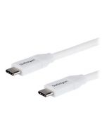 StarTech.com USB-C auf USB-C Kabel mit 5A Power Delivery - St/St - 2m - USB 2.0 - USB-IF zertifiziert - USB Typ C Kabel - USB-Kabel - 24 pin USB-C (M)