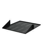 StarTech.com 2U Vented 19" 2-Post Network Rack Cabinet Shelf, 20in Deep Center Mount Cantilever Tray Rackmount Shelf for AV/Data Equipment Enclosure with Cage Nuts & Screws 75lb Capacity - 2U Fixed Rack Shelf (CABSHF2POSTV2)