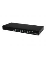 StarTech.com 8-Port USB KVM Swith with OSD - TAA Compliant - 1U Rack Mountable VGA KVM Switch (SV831DUSBU)