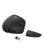 HP 925 - Vertikale Maus - ergonomisch - 6 Tasten - kabellos - Bluetooth 5.3, 2.4 GHz - kabelloser Empfänger (USB)