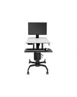 Ergotron WorkFit-C Single HD - Sitz-/Steh-Arbeitsplatz