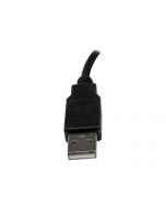 StarTech.com USB 2.0 Verlängerung 15cm - USB-A Verlängerungskabel Stecker auf Buchse - Schwarz - USB-Verlängerungskabel - USB (M)