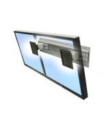 Ergotron Neo-Flex - Befestigungskit (2 Drehgelenke, Wandschiene 26", 2 Rack-Montagehalterungen) - schmal - für 2 LCD-Displays - Grau, Schwarz - Bildschirmgröße: bis zu 61 cm (bis zu 24 Zoll)