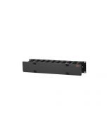 APC Horizontal Cable Manager Single-Sided with Cover - Rack - Kabelführungssatz - Schwarz - 2U - 48.3 cm (19")