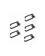 StarTech.com 5-Pack 1U Vertical Cable Management D-Ring Hooks, Cable Manager For 19" Server Racks/Cabinets, Network Rack Wire Organizers, Cable Guide Rings - Kabelmanagementring (vertikal)