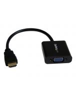 StarTech.com HDMI auf VGA Video Adapter Konverter für PC/ Laptop/ Ultrabook- 1920x1080 - High Speed - Videoadapter - HDMI männlich zu HD-15 (VGA)