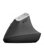 Logitech MX Vertical - Vertikale Maus - ergonomisch - optisch - 6 Tasten - kabellos, kabelgebunden - Bluetooth, 2.4 GHz - kabelloser Empfänger (USB)