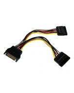 StarTech.com SATA Y-Stromkabel Power Cable Splitter S-ATA Powerkabel (15pin)