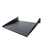 Intellinet 19" Cantilever Shelf, 2U, 2-Point Front Mount, 400mm Depth, Vented, Max 25kg, Black, Three Year Warranty - Rack - Regal - Schwarz, RAL 9005 - 2U - 48.3 cm (19")