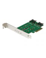 StarTech.com 3 Port M.2 SSD (NGFF) Adapterkarte - 1x PCIe (NVMe)