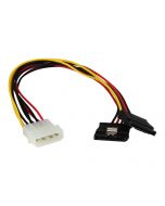 StarTech.com 30 cm 4-Pin LP4 auf SATA Y-Stromkabel - LP4 zu Serial-ATA Splitter Y-Kabel (PYO2LP4LSATA)