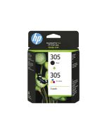 HP 305 - 2er-Pack - Schwarz, Farbe (Cyan, Magenta, Gelb)