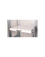 ROLINE Rack-Schieberegal - 350 mm tief, Tragfähigkeit 25 kg - RAL 7035, Hellgrau - 1U - 48.3 cm (19")