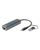 D-Link DUB-2332 - Netzwerkadapter - USB-C / Thunderbolt 3