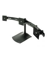 Ergotron DS100 Triple-Monitor Desk Stand - Aufstellung - für 3 LCD-Anzeigen - Aluminium, Stahl - Schwarz - Bildschirmgröße: bis zu 53,3 cm (bis zu 21 Zoll)